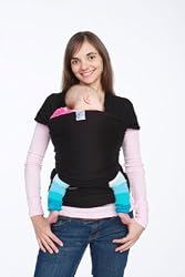 Moby Wrap Original 100% Cotton Baby Carrier, Black