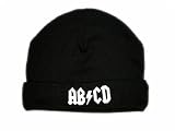 ABCD Retro Rocker 100% Cotton Ribbed Baby Beanie Hat for Newborn
