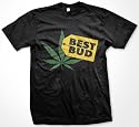 Best Bud Mens T-shirt, Funny Trendy Hot Weed Smoking Mens Shirt