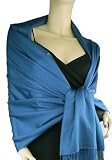 Pashmina/Silk Shawl Moroccan Blue