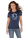 Dallas Mavericks Navy Women's Primary Logo Tri Blend V Neck T-Shirt- ...