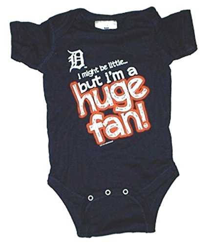 Detroit Tigers Huge Fan MLB Newborn Baby Creeper USA Printed (0-6)