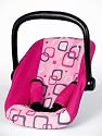 Bayer Design 77697 - Puppen-Autositz für Puppen bis 46 cm pink