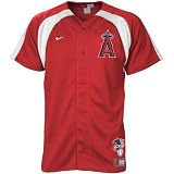 Nike Los Angeles Angels of Anaheim Youth Red Home Plate Jersey