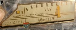 Day 4 - Martin Luther King Dr - 1996 Atlanta Olympic Pin