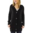 Merona&reg; Cozy Chenille Hooded Cardigan- Black