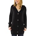 Merona&reg; Cozy Chenille Hooded Cardigan- Black