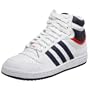 adidas Originals Men's Top Ten Hi Sneaker,White/Navy/Red,10.5 M