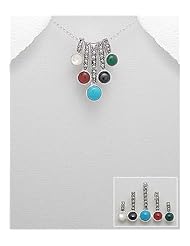 Marcasite Pendant Necklace In 92.5 Sterling Silver