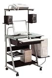 Computer Desk w/ Printer Shelf and Speaker Holder 412pM4k9ruL. SL160 Computer Desk w/ Printer Shelf and Speaker Holder