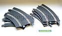 SCALEXTRIC 6 X C8206 RAD 2 CURVES