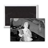 Lillian Gish - 3x2 inch Fridge Magnet - large magnetic button - Magnet
