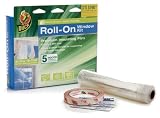 Duck Brand 1162922 Roll-On 62-by-200-Inch Indoor 5-Window Premium Insulating Film Kit