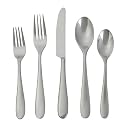 Marguerite Mirror Flatware Set - Service for 8 with Bonus 5-pc. Serving Set