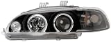 Anzo USA 121063 Honda Civic Projector w/Halo Clear Lens Headlight Assembly 1 pc. - (Sold in Pairs)