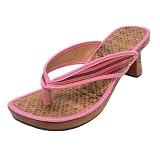 Journee Collection Bamboo Pink Heel