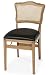 Kitchen & Housewares : Chadwick Cane Set Of Two Chrs Medium Oak Black Vinyl