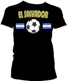 El Salvador Flags International Soccer Juniors T-shirt, Salvadorian National Pride Juniors Shirt