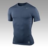 Nike Pro Core Crew Short Sleeve Top (Navy Medium)
