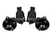 935 lb. Capacity Non-Adjustable Torsion Half Axles (4-4