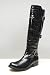 Juicy Couture Locke Black Leather Boots