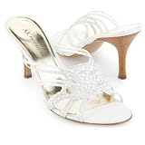 AK Anne Klein Ania White sandals at AK Anne Klein