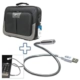 Produkt-Bild: PEDEA 15,6 Zoll (39,11cm) Premium Notebooktasche + ** GRATIS ** USB Lampe