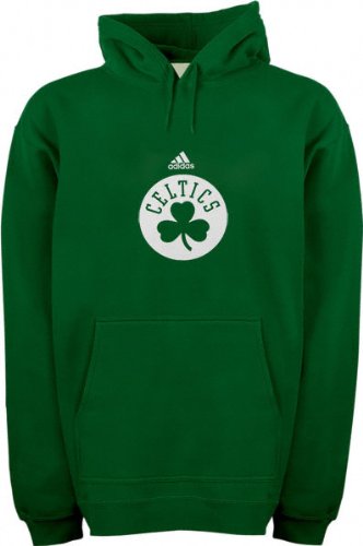 Boston Celtics adidas Youth Primary Logo Hooded Sweatshirt