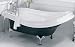American Standard 2908.178 Black Reminiscence Slipper Soaking Bathtub w/ Black Textur...