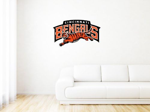 Cincinnati Bengals NFL Logo Wall Graphic Decal Sticker (25" x 15")
