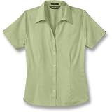 Wrinkle-Resistant Short-Sleeve Solid-Color Shirt