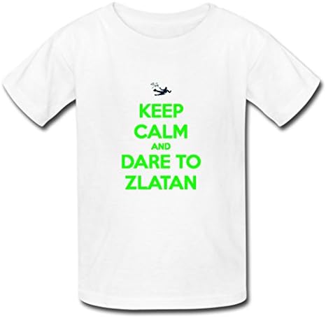 Kellyfatter Boy's KEEP CALM AND DARE TO ZLATAN-- T-Shirts