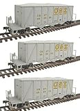 Walthers - 40' Ortner 100 ton open aggregate hopper CSX 3 pack HO