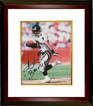 Andre Rison Autographed/Hand Signed Atlanta Falcons 8x10 Photo ''BAD MOON'' Custom Framed