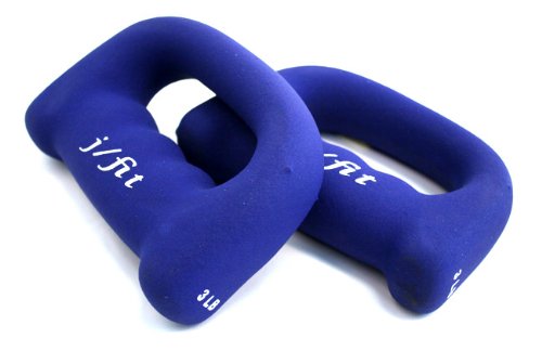 JFit Neoprene Grip Dumbbell Weight 3 lbs