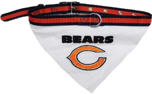 Chicago Bears NFL Dog Collar Bandana Small