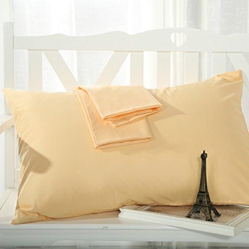 Square Plain Simple Design Pillow Case Cushion Cover 48X74cm 15 Solid Candy Colors(19*29Inch,2Pcs)
