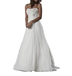 Strapless Lace-Up Vintage Applique  Dress