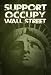 Professionally Framed Support Occupy Wall Street Poster - 11x17 with RichAndFramous Black Wood Frame