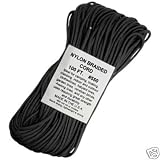 550lb. Type III Paracord 100′ Black