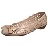 red flats with flower AK Anne K