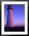 Exterior of Round Point Prim Lighthouse, Prince Edward Island National Park, Canada Framed Art Poster Print by Cheryl Conlon, 25x31
