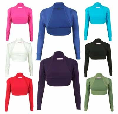 Long Sleeve Shrug Main Black Size 16-18