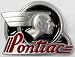 PONTIAC LOGO Enamel Pewter Belt Buckle