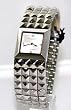 Authentic Burberry Stainless Steel Silver Diamond Pyramid Sparkle Ladies Watch BU5350