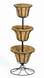 Nortene Ironmonger 3 Tier Jardiniere Inc Liners Outdoor Living