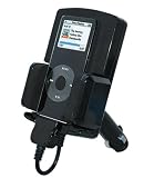 BLACK 6-in-1 CAR KIT, MULTIPLE CIG SOCKET, LCD 205 CHANNELS FM TRANSMITTER WITH