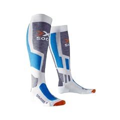 X-Socks SNOWBOARD Boot Socks + 14-fach Schutz, white/sky blue/pearl grey