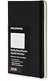 Moleskine 2016 Weekly Planner, Horizontal, 12M, Pocket, Black, Hard Cover (3.5 x 5.5)