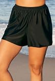 Beach Belle® Black Short Size Swimsuits